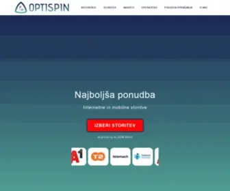 Optispin.net(Welcome) Screenshot