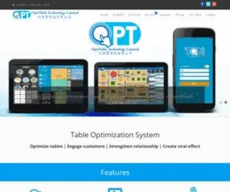 Optitable.com(OptiTable Technology Limited) Screenshot