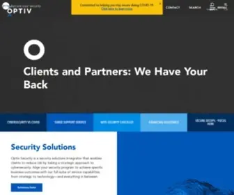 Optiv.com(Cybersecurity Consultants & Solutions) Screenshot