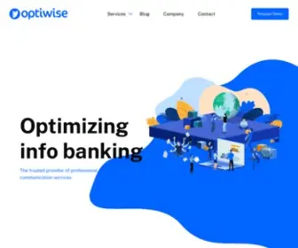 Optiwise.io(Investor Relations and Corporate Web Design Services) Screenshot