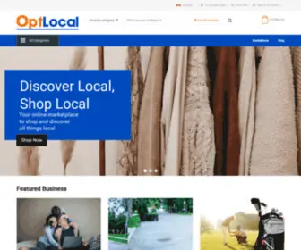 Optlocal.ca(Shop Local) Screenshot