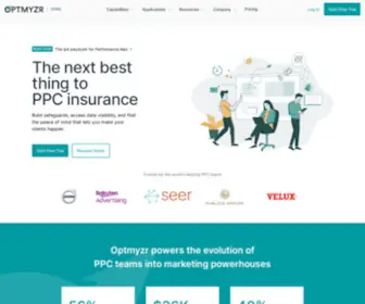 Optmyzr.com(PPC Management Software) Screenshot