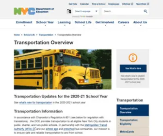 Optnyc.org(Transportation Overview) Screenshot