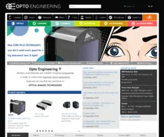 Opto-E.com(Opto Engineering manufactures and) Screenshot