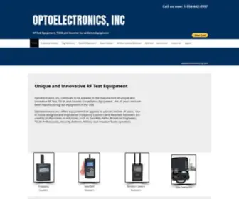 Optoelectronics.com(Optoelectronics, Inc) Screenshot