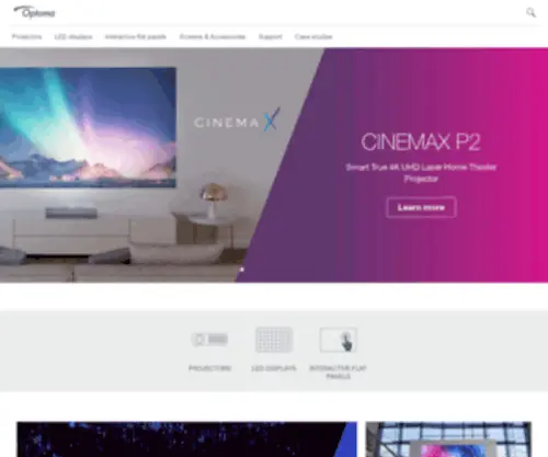 Optoma.ca(Experience More) Screenshot