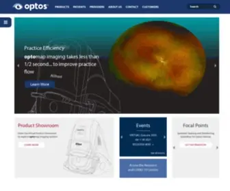 Optos.com(Optos) Screenshot