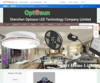 Optosun.com(Shenzhen Optosun Led Technology Company Limited) Screenshot
