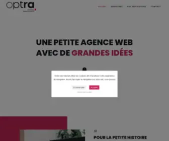 Optragroup.fr(Agence Web Narbonne et Carcasonne) Screenshot