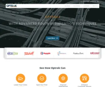Optrak.com(Vehicle Routing Software) Screenshot