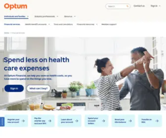 Optumfinancial.com(Optum Financial) Screenshot