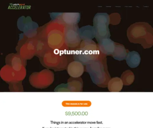 Optuner.com(Your Source for Premium Domain Names) Screenshot