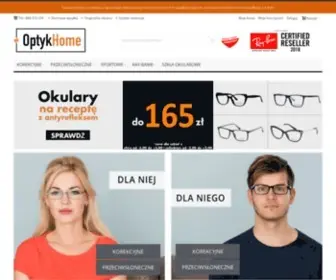 Optykhome.pl(Okulary, oprawki okularowe) Screenshot