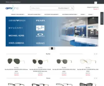 Optyline.pl(Najlepsze światowe marki w najniższych cenach. Okulary korekcyjne i słoneczne) Screenshot