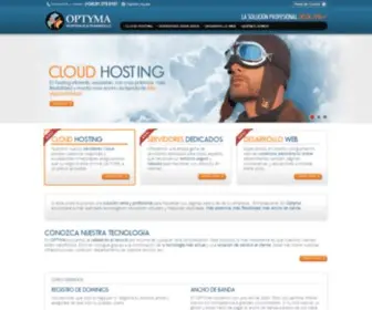 Optyma.com(OPTYMA, Hospedaje & Desarrollo) Screenshot