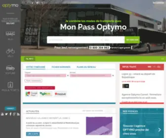 Optymo.fr(Accueil du site) Screenshot