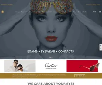 Optyx.com(Finest Luxury Eyewear in NYC) Screenshot