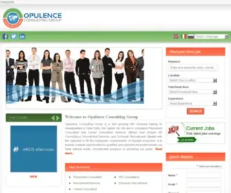 Opulence.net.in(Opulence Consulting Group) Screenshot