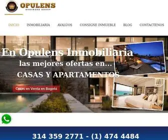 Opulensbg.com(Inmobiliaria) Screenshot