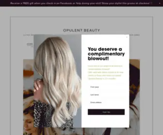 Opulentbeautyllc.com(Hair & Extension Services) Screenshot