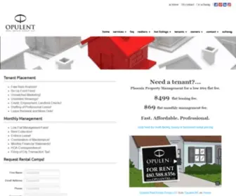 Opulentre.com(Property Management in Phoenix Metro) Screenshot