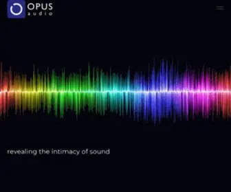 Opusaudio.com(Specialist ProAudio Equipment Designer & Manufacturer in UK) Screenshot