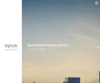 Opuscf.com(Corporate Finance) Screenshot