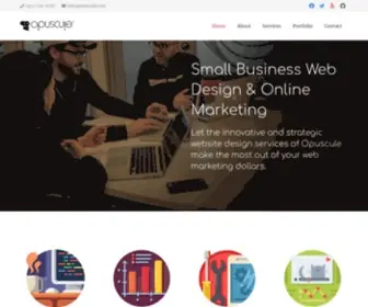 Opuscule.com(New York Web Design) Screenshot