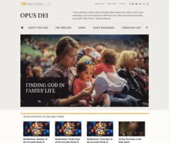 Opusdei.info(Opus Dei) Screenshot