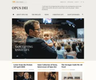Opusdei.org.sg(Opus Dei is part of the Catholic Church. The name) Screenshot