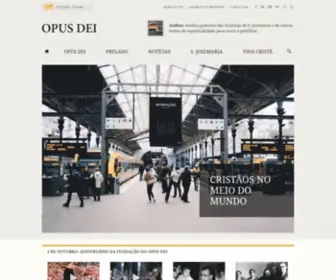 Opusdei.pt(Opus Dei) Screenshot