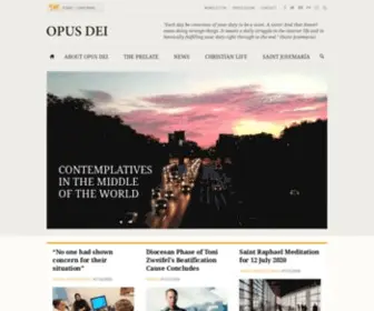 Opusdei.us(Opus Dei is part of the Catholic Church. The name) Screenshot
