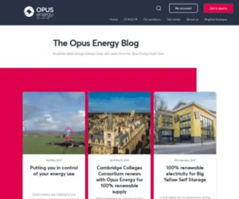 Opusenergyblog.com(The Opus Energy Blog) Screenshot