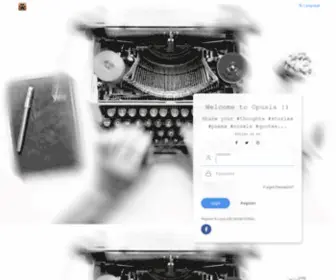 Opusia.com(Creative Writing) Screenshot