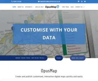 Opusmap.co.uk(Home) Screenshot
