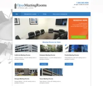 Opusmeetingrooms.com(Meeting, Presentation and Conference Room Rentals) Screenshot