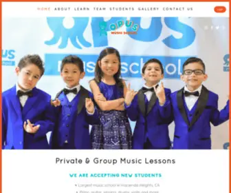 Opusmusicschool.com(Opus Music School) Screenshot