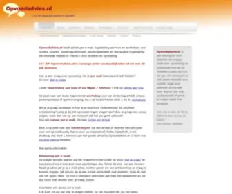 Opvoedadvies.nl(Voor vragen over opvoeding en opgroeien) Screenshot