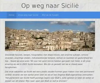 Opwegnaarsicilie.nl(Unieke ‘pareltjes’ zoeken op Sicilië) Screenshot