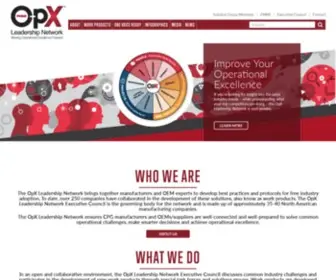 Opxleadershipnetwork.org(OPX Leadership Network) Screenshot