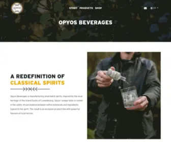 Opyosbeverages.lu(Opyos Beverages) Screenshot