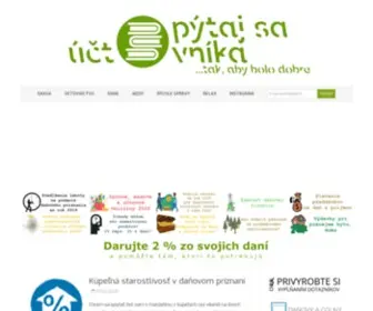 Opytajsauctovnika.sk(Opýtaj sa účtovníka) Screenshot