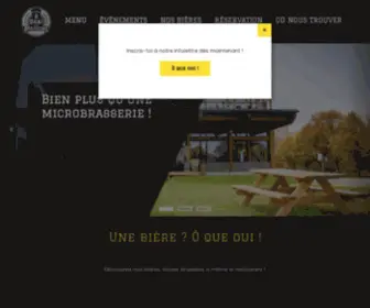 Oquaidesbrasseurs.com(Microbrasserie et restaurant) Screenshot