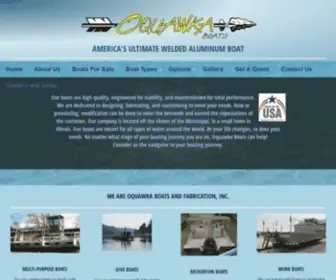 Oquawkaboats.com(Oquawka Boats and Fabrication) Screenshot