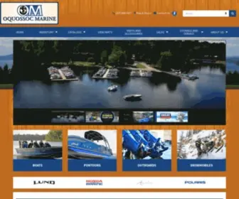 Oquossocmarine.com(Home Oquossoc Marine Oquossoc) Screenshot