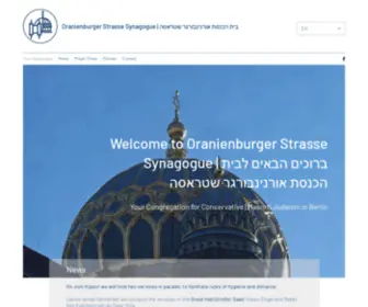 OR-Synagoge.de(Oranienburger Strasse) Screenshot