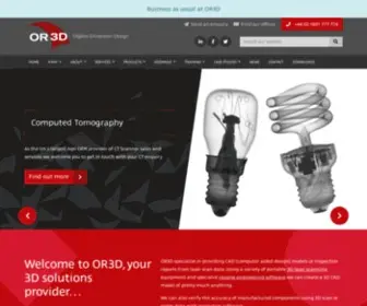 OR3D.co.uk(3D Scanning) Screenshot