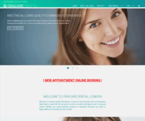 Oracaredental.co.uk(Oracare Dental) Screenshot