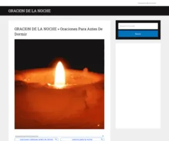 Oraciondelanoche.net(Te mostramos la mejor oración de la noche para dormir en paz) Screenshot