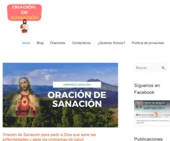 Oraciondesanacion.com(Oración) Screenshot